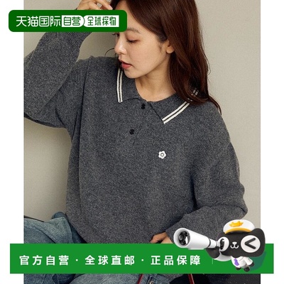 1h可退 日本直邮MARY QUANT×PUBLUX 女装 刺绣 oversize 针织 Po