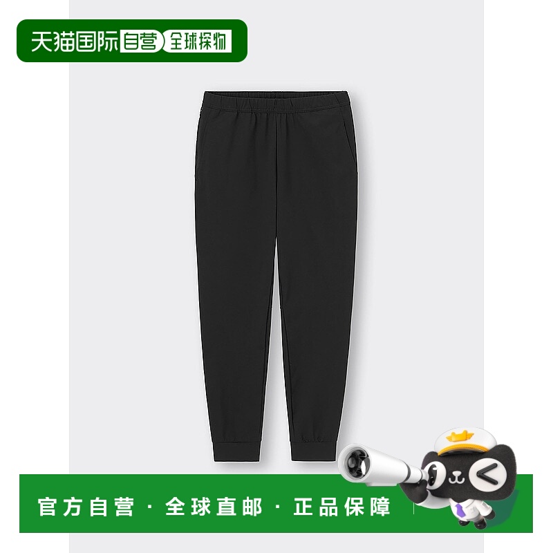 日潮跑腿GU极优 干爽弹力慢跑裤 GA+EC 76-80cm 09 BLACK MEN XS