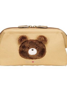Skater斯凯达蛙嘴式小包 小物化妆小袋Pompon's熊ZGAP1-A