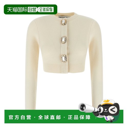1h可退 香港直邮潮奢 Self-Portrait 女士 'Cream Wool' 针织开衫