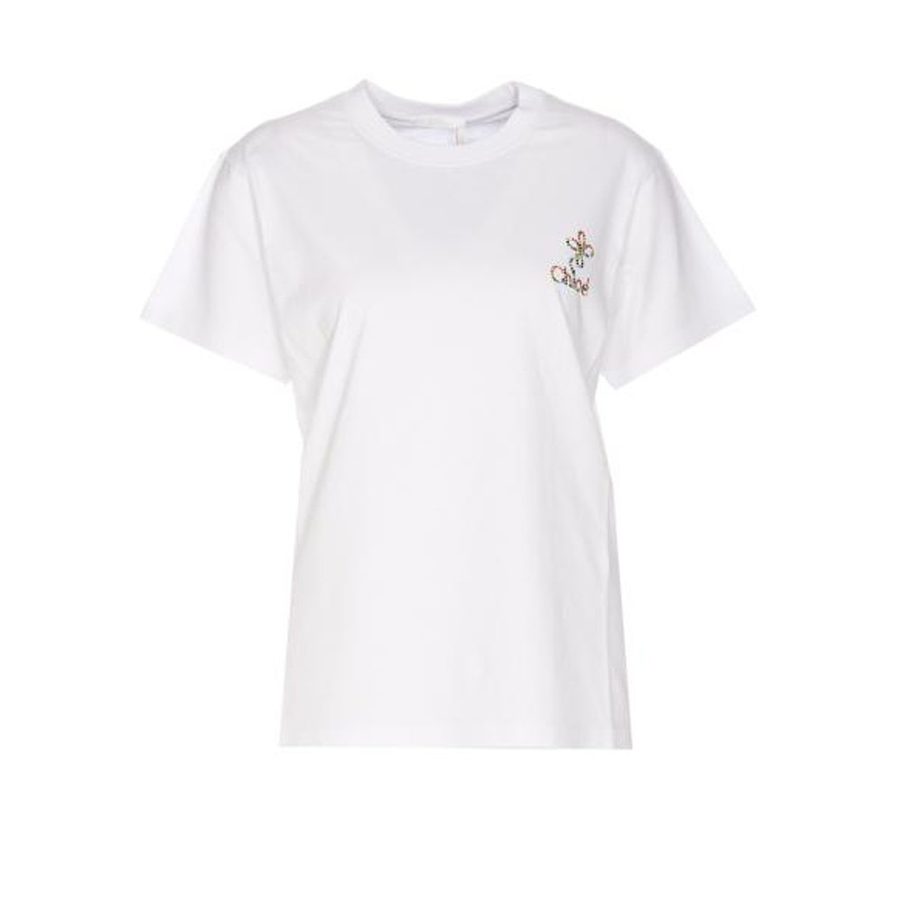 CHLOE24SS短袖T恤女C24UJH01184 101White