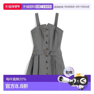 日本直邮日潮 GRL 褶皱拼接迷你连衣裙 tu992 日系清楚系穿搭针织