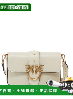 香港直邮PINKO 女士斜挎包 105824A0QOZ14Q AW2025 白色 迷你翻盖