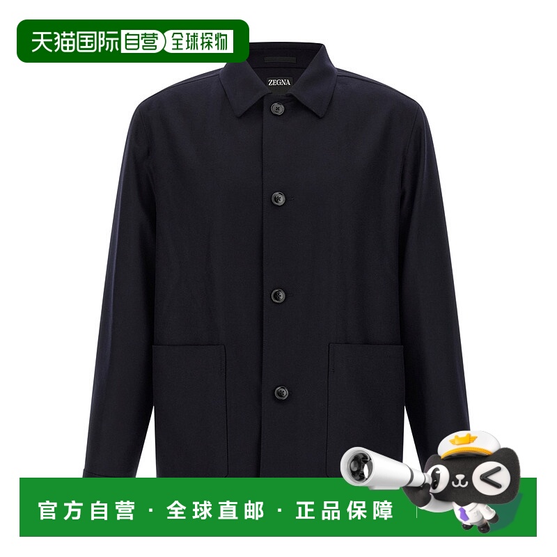 香港直邮Zegna Alpe外套衬衫 231C00A21DHAQ07R杰尼亚长袖