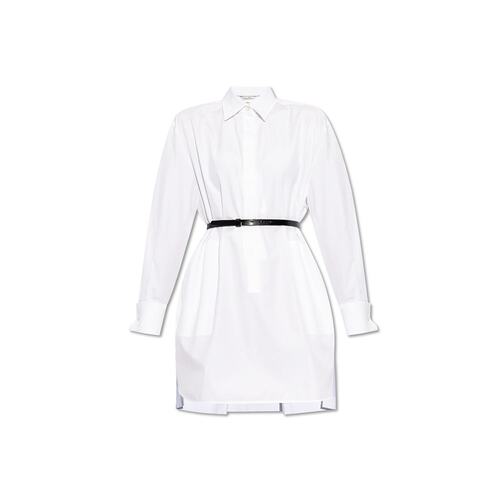 MAX MARA 女士外套 1221105206001 SS2025 白色 长袖连衣裙