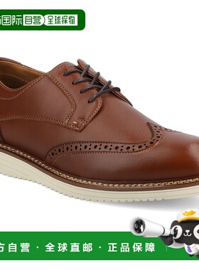 自营 vance co.Vance Lorenzo Wingtip Hybrid 休闲正装鞋 - 棕色