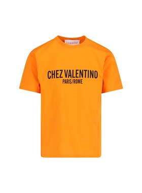 Valentino 华伦天奴 男士 and Polos T恤橙色上衣 6V3MG16PAPG