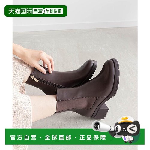 日本直邮RANDA 晴雨兼用厚底侧边拼接短靴 RA041BW14902 女鞋