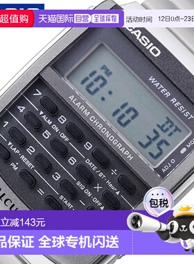 日本直邮卡西欧手表数据银行计算器男女通用灰色CA-506-1知名品牌