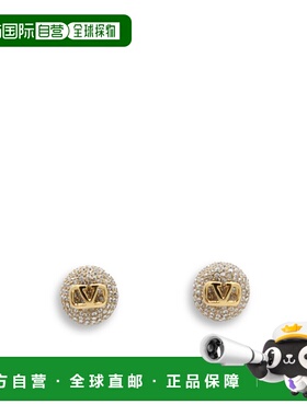 香港直邮VALENTINO 女士耳饰 4W2J0U64YCWMH5 AW2024 黄色 徽标图