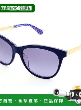 自营 Kate Spade女式55毫米蓝色太阳镜-蓝色 美国奥莱直发