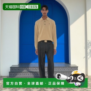 Pol 亚麻色羊绒骑士印花刺绣长袖 自营欧洲直邮Burberry博柏利 男士