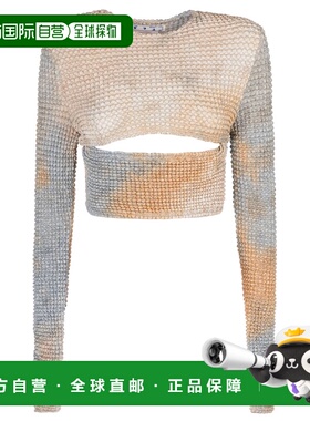 1h可退 香港直邮off-white 女士 上衣 OWAD216S23FAB0056200CAMEL