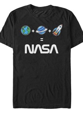 Fifth Sun|NASA 男士 Emoji's Equal NASA 短袖 T 恤