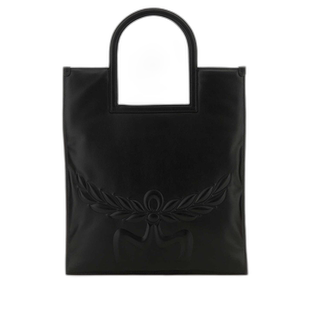 香港直邮MCM 女士手提包 MWTESTA03BK SS2024 黑色斜挎包托特包