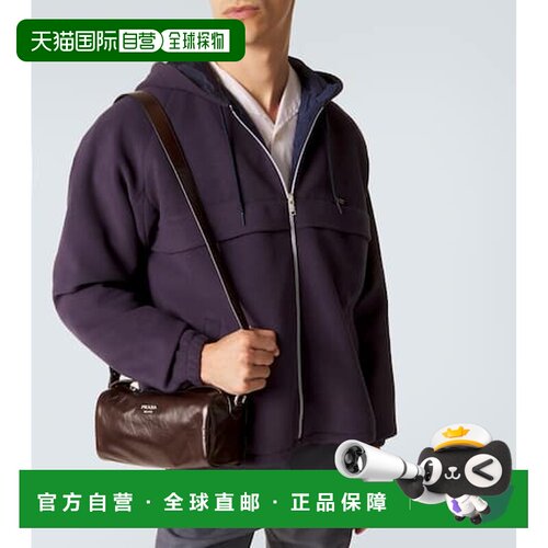 1h可退 香港直邮Prada 普拉达 男士 皮革手提包 brown棕色 舒适时