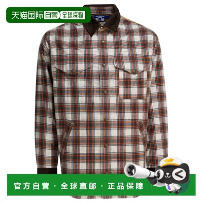 1h可退 香港直邮Junya Watanabe 渡边淳弥 男士 棕色棉质夹克 WPB