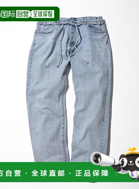1h可退 日本直邮CAHLUMN Selvedge Denim Pant直筒牛仔裤直筒裤