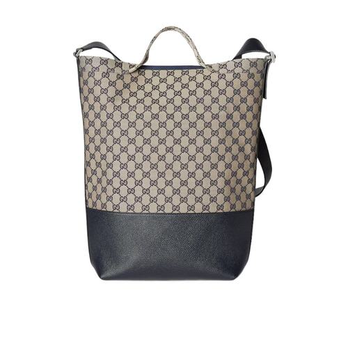 GUCCI 男士斜挎包 795816FADM38843 AW2024 黑色 大号GG单肩包