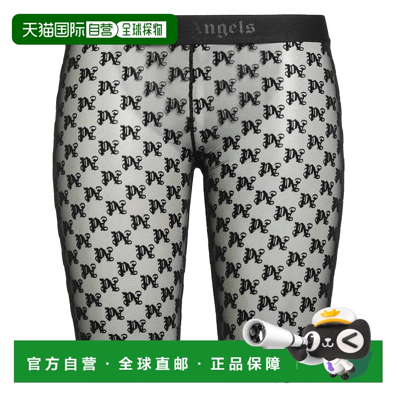 1h可退 香港直邮潮奢 Palm Angels 棕榈天使 女士 短裤 black黑色