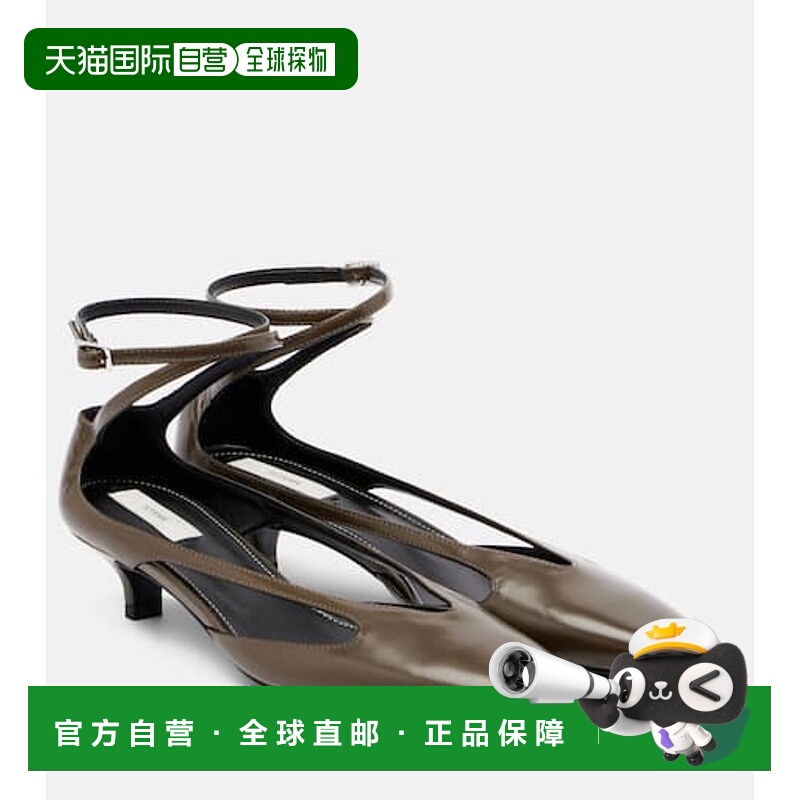 1h可退 香港直邮潮奢 TOTÊME 女士 皮质浅口鞋 green绿色 舒适时
