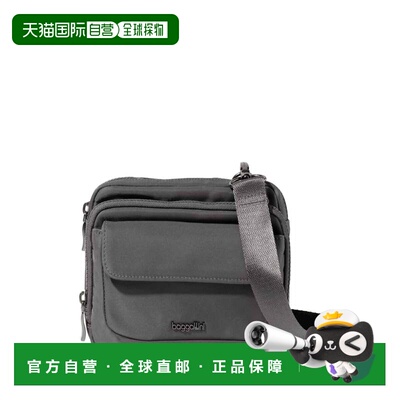 自营baggallini Women's Modern Double Zip Crossbody Bag - smo