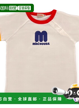 日潮跑腿mikihouse 短袖T恤 （02）红色 ８０12-5213-828球衣