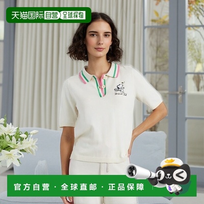 自营 chinti & parker奶油棉花生球拍俱乐部马球衫-白色 美国奥莱