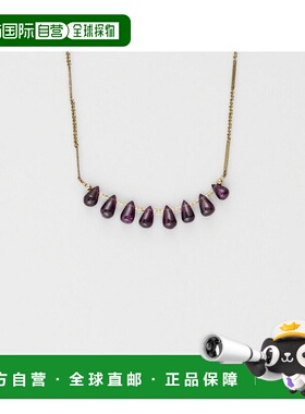 日本直邮日潮 agete 阿卡朵Eva Hanusova for agete项链红色 均码