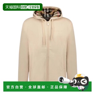 1h可退 香港直邮burberry 男士 帽衫运动夹克衫连帽博柏利卫衣