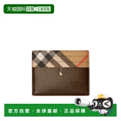 男士 Pop 钱包 AW2025 香港直邮BURBERRY Tall 81189181 绿色 格纹
