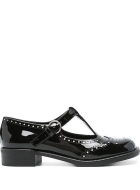 Miu Miu T带布洛克鞋 5E303E069F035