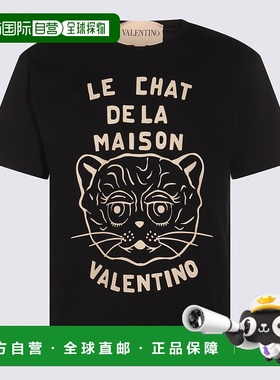 1h可退 香港直邮VALENTINO 男士T恤 7V3MG16PB329RA CO 黑色 T-sh