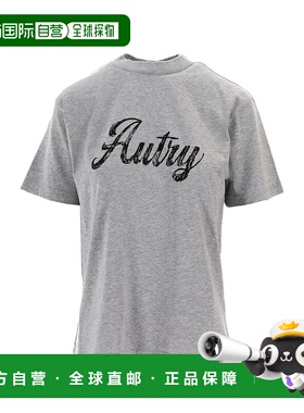 香港直邮AUTRY 女士T恤 TSPWI5CDD AW2025 灰色 T-SHIRT MAIN WOM