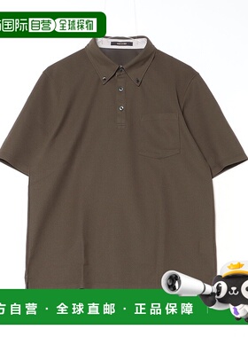 1h可退 日本直邮COMME ÇA MEN 男士纽扣翻领 polo 衫 0742CK08205