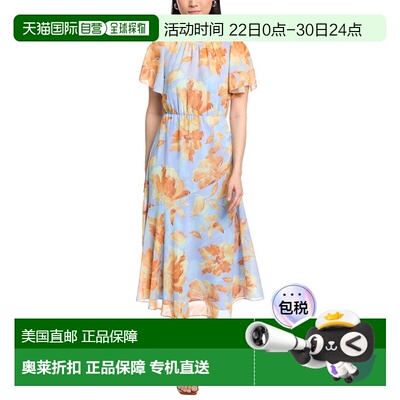 自营Lost + Wander Florentine Affair Midi Dress - blue 美国奥