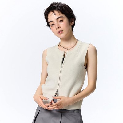 GU by Uniqlo 双拉链毛衣（无袖）