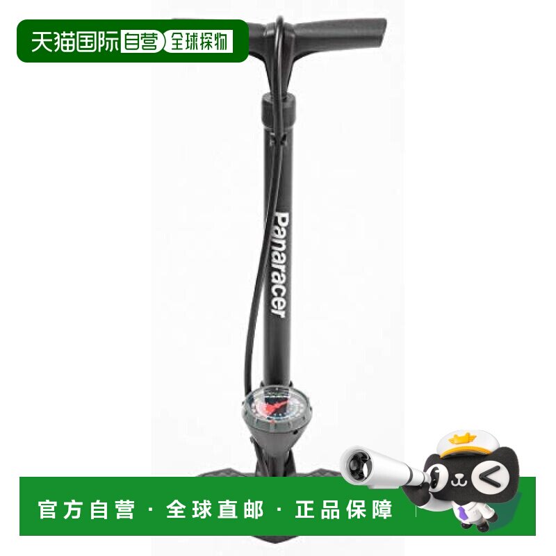 Panaracer树脂制自行车打气筒带气压计美法气门嘴通用 黑图片