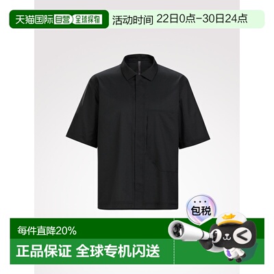 加拿大直邮Arc'teryx Veilance Demlo 短袖男士简约夏季衬衫（隐