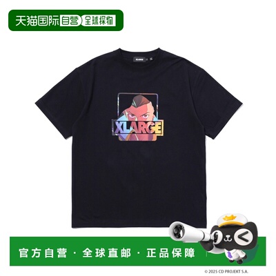 日本直邮XLARGE 男女同款 CYBERPUNK: EDGERUNNERS联名短袖T恤大