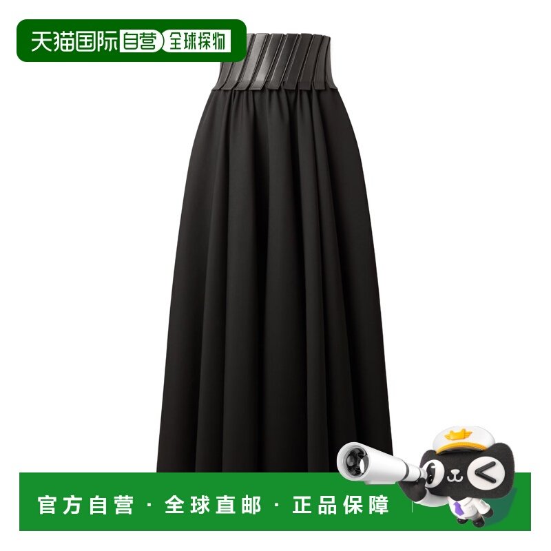 1h可退 香港直邮Alaia 皮革饰边羊毛华达呢中长半身裙 AA9J2487T6,女装/女士精品,半身裙,淘宝优惠券,粉丝福利购,淘宝优惠卷