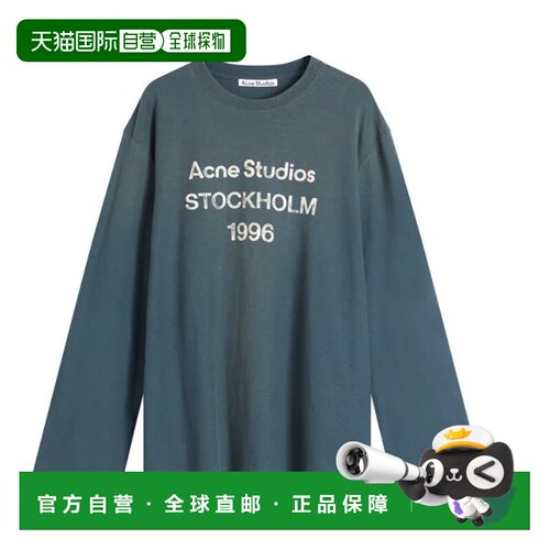 香港直邮ACNE STUDIOS 男士T恤 CL0197BPA CO 蓝色 Fn-Ux-Tshi000