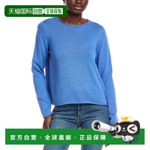 蓝色 FISHER珠宝领毛衣 美国奥莱直发 EILEEN 自营