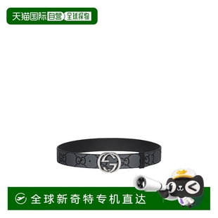 香港直邮GUCCI 腰带 1小时内可退 男士 黑 774153AAECO1046 SS2025