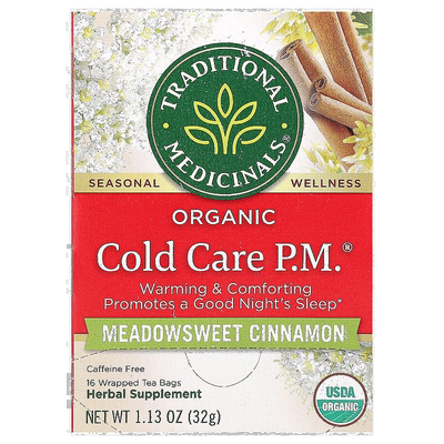 Traditional Medicinals有机午后着凉护理茶包茶叶西番莲蜂蜜睡眠