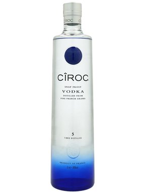 欧洲直邮Ciroc诗珞珂伏特加40%6L法国原装进口洋酒口味独特醇厚