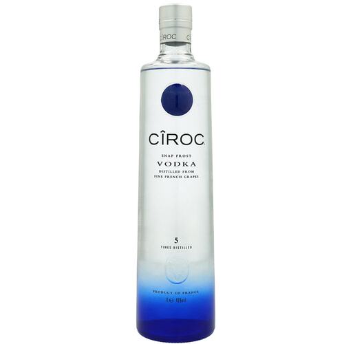 欧洲直邮Ciroc诗珞珂伏特加40%6L法国原装进口洋酒口味独特醇厚
