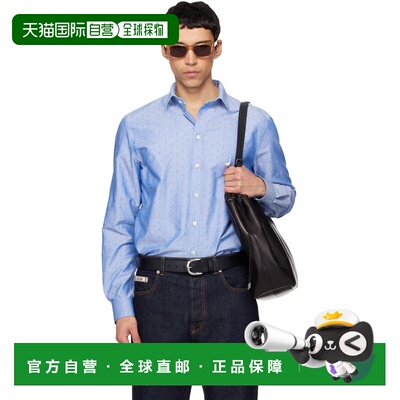 香港直邮Moschino 莫斯奇诺 男士 蓝色 Embroidered Archive Goos