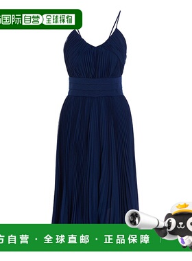 香港直邮MAX MARA 女士连衣裙 CLARINO050 SS2023 蓝色 'Shoesino