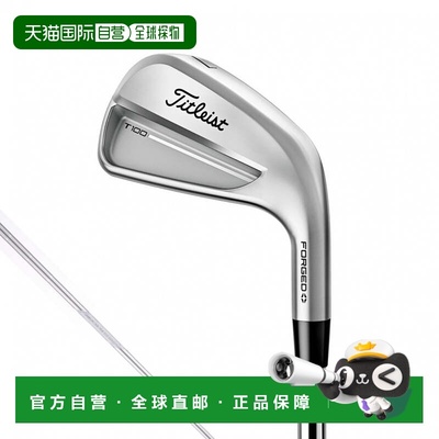 日本直邮Titleist 2025年款男士T100铁杆TRUE TEMPER AMT WHITE六